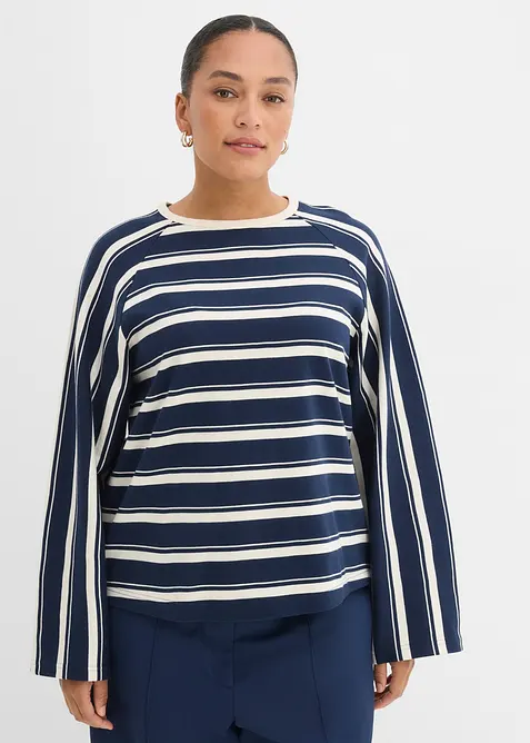 Maglia a maniche lunghe in jersey pesante, bonprix