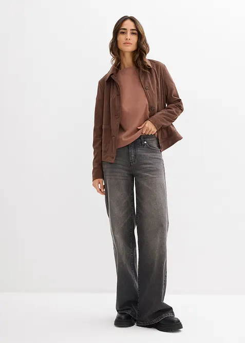 Maglia raglan in cotone biologico pesante, bonprix