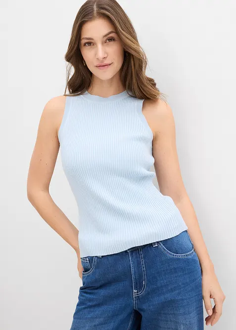 Top in maglia misto viscosa, bonprix