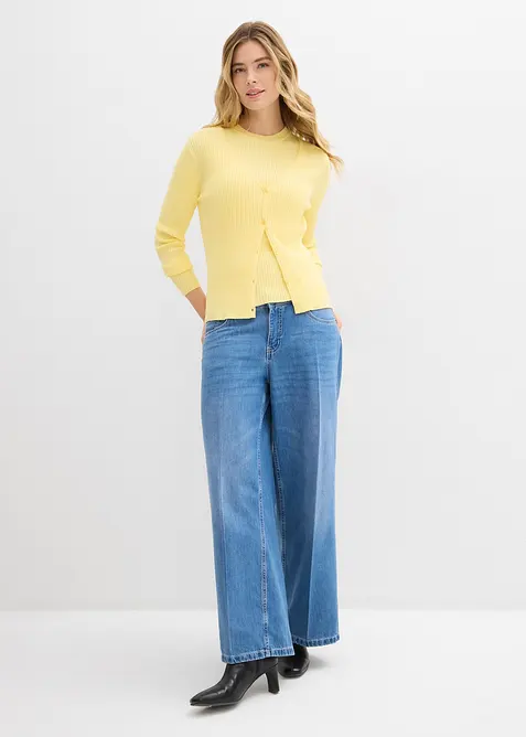 Top in maglia misto viscosa, bonprix