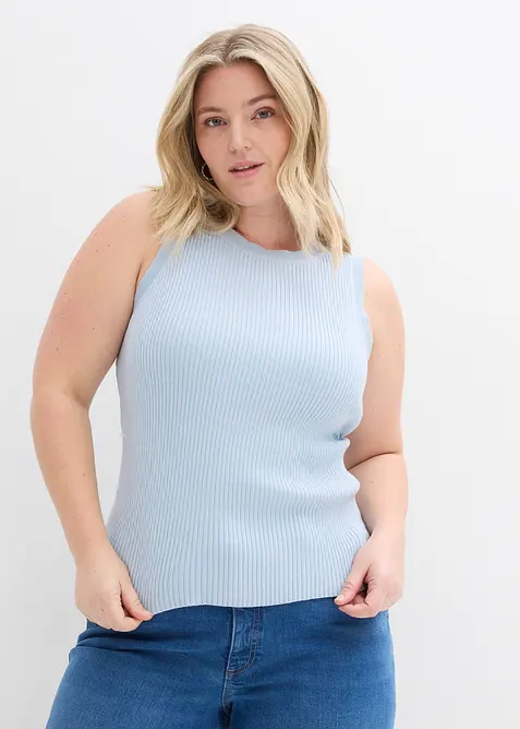 Top in maglia misto viscosa, bonprix