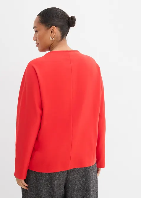 Maglia a maniche lunghe in puro cotone biologico, bonprix