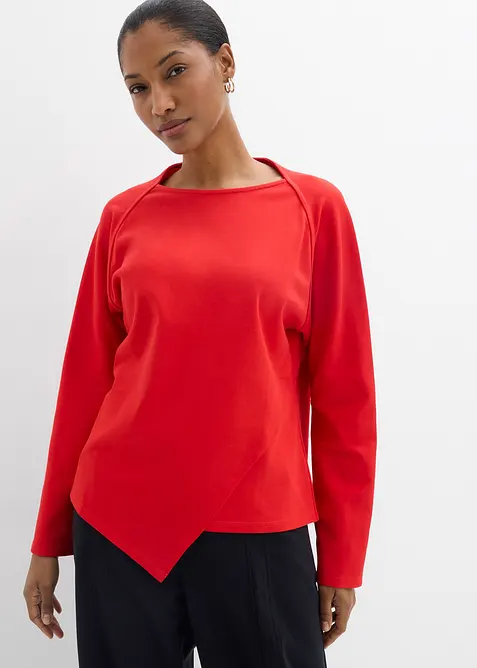 Maglia a maniche lunghe in puro cotone biologico, bonprix