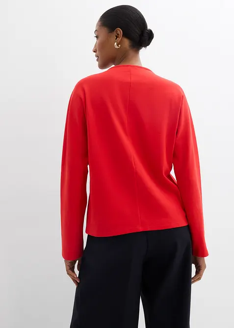 Maglia a maniche lunghe in puro cotone biologico, bonprix