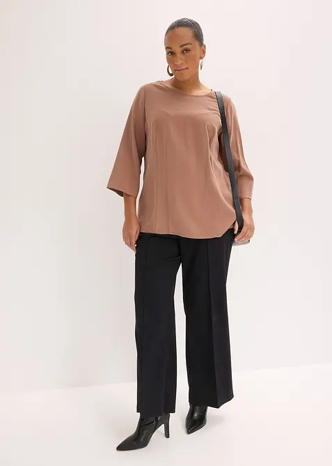 Blusa in misto viscosa fluente, bonprix