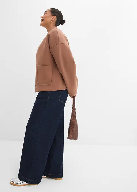 Bomber effetto neoprene, bonprix