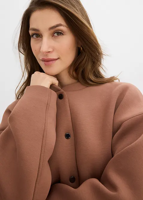 Bomber effetto neoprene, bonprix