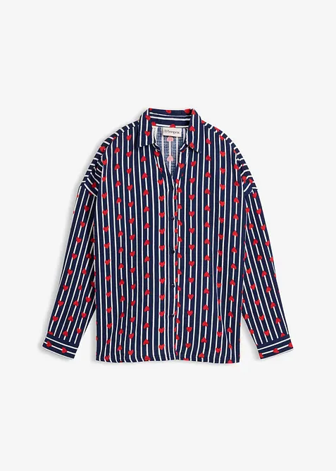 Camicia oversize in mussola morbida, bonprix