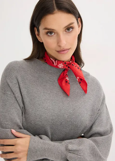Foulard con cuori, bonprix