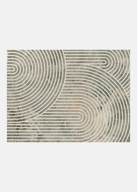 Zerbino lavabile con motivo grafico, bonprix