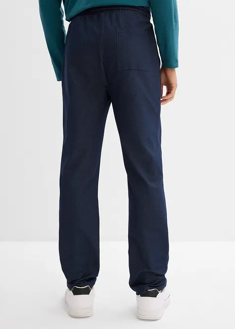 Pantaloni da jogging effetto denim, bonprix