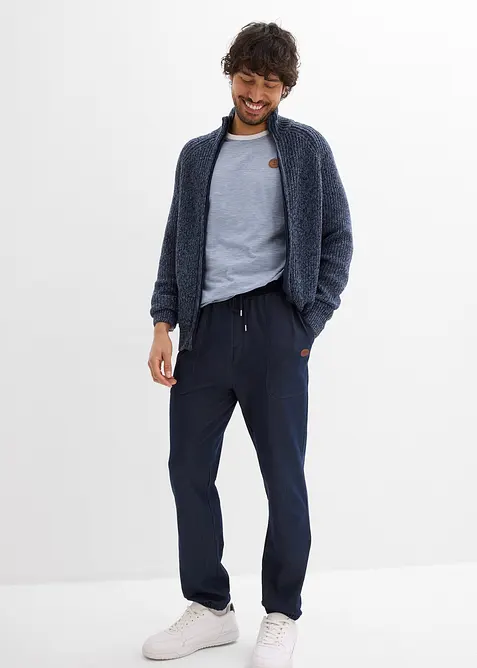 Pantaloni da jogging effetto denim, bonprix