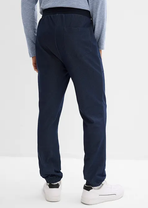 Pantaloni da jogging effetto denim, bonprix