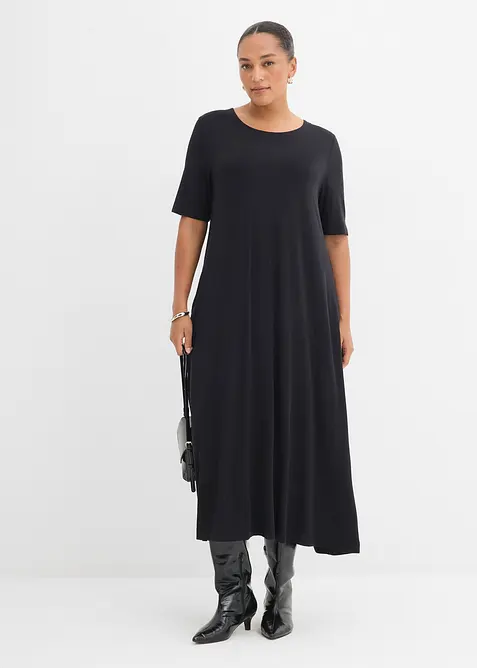 Abito lungo in misto modal morbido, bonprix