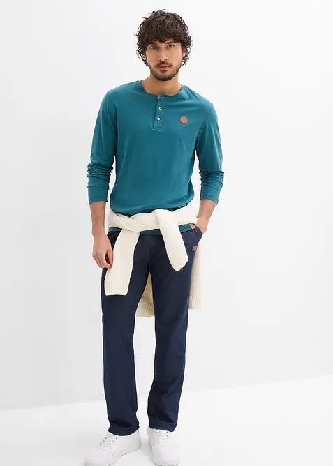 Pantaloni da jogging effetto denim, bonprix