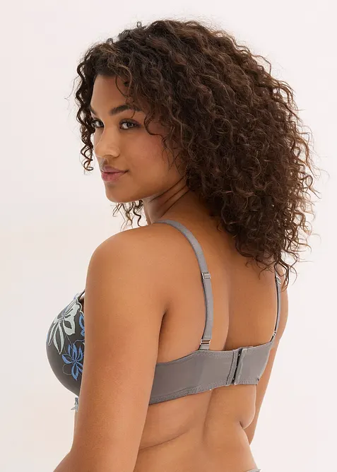 Reggiseno a balconcino con ricami delicati, bonprix