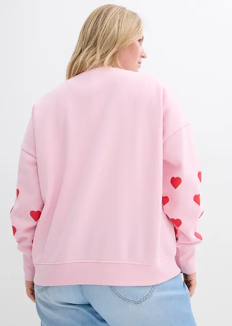 Felpa in misto cotone, bonprix