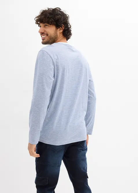 Maglia a maniche lunghe in puro cotone biologico, bonprix