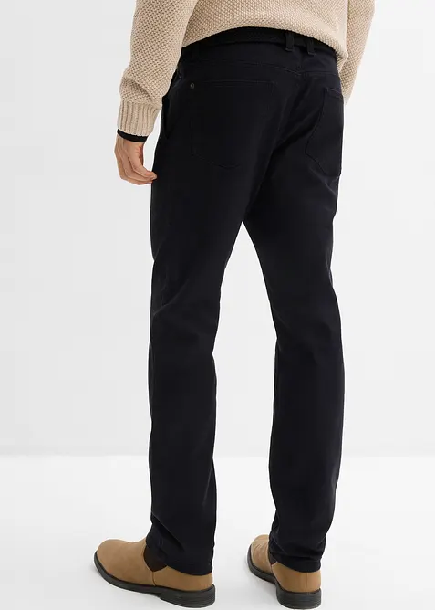 Pantaloni chino elasticizzati con vita comoda e cintura regular fit, straight, bonprix
