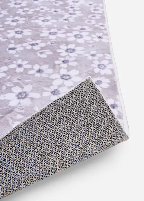 Tappeto da bagno con motivo floreale, bonprix