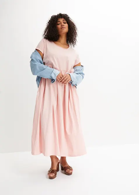 Abito midi in puro cotone biologico, bonprix
