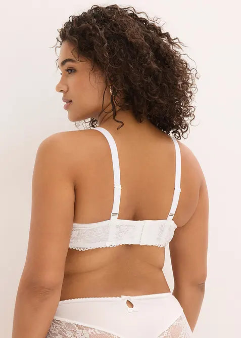 Reggiseno con coppe preformate e pizzo delicato, bonprix