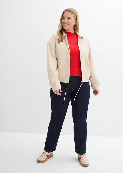 Maglia aderente a costine, bonprix