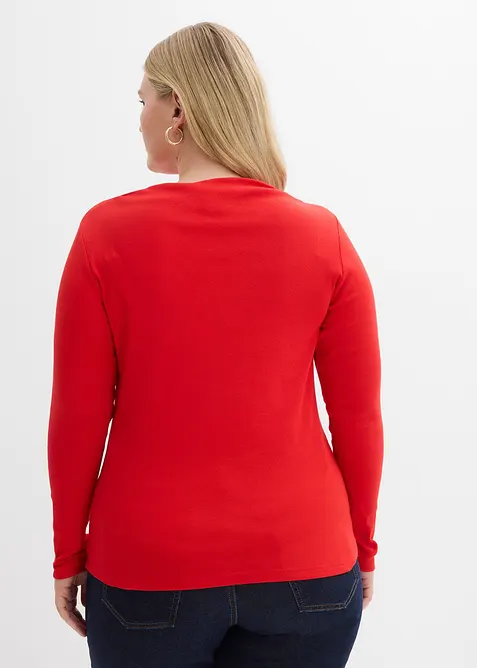 Maglia aderente a costine, bonprix