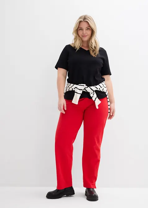 Maglia in jersey pesante di puro cotone biologico (pacco da 2), bonprix