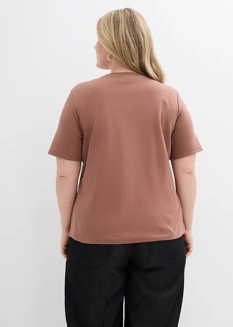 Maglia in jersey pesante di puro cotone biologico (pacco da 2), bonprix