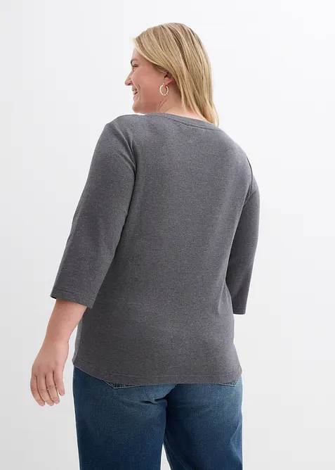 Maglia in jersey pesante con cotone biologico (pacco da 3), bonprix