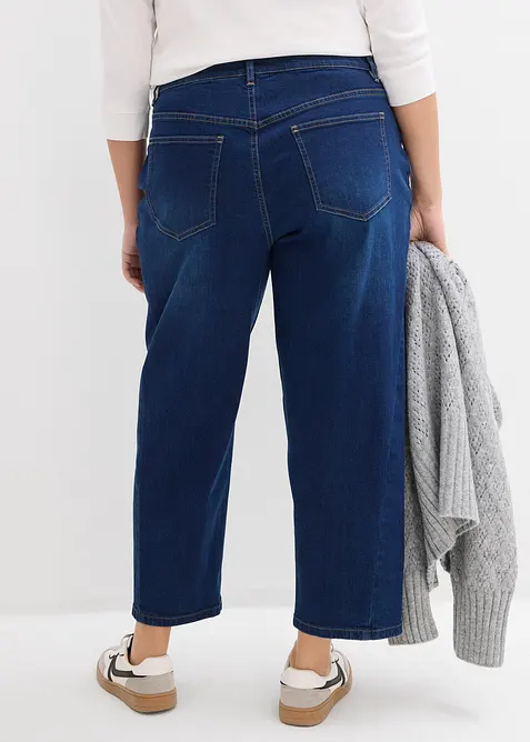 Jeans barrel con cotone biologico, vita media, bonprix