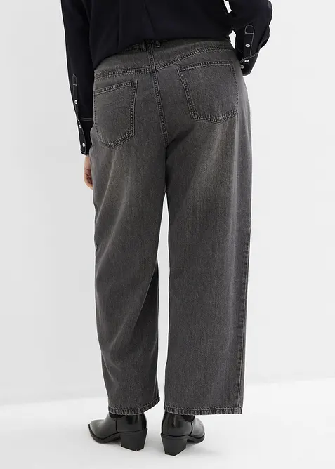 Jeans wide leg, vita alta, bonprix