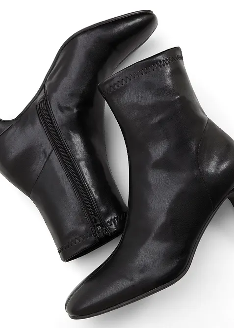 Stivaletti con gambale flessibile, bonprix