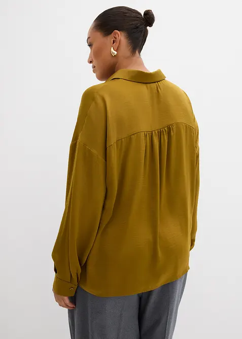 Camicia in satin fluente, bonprix