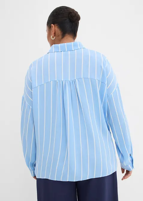 Camicia in satin fluente, bonprix