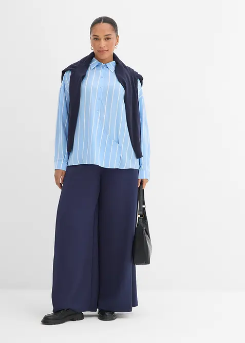 Camicia in satin fluente, bonprix