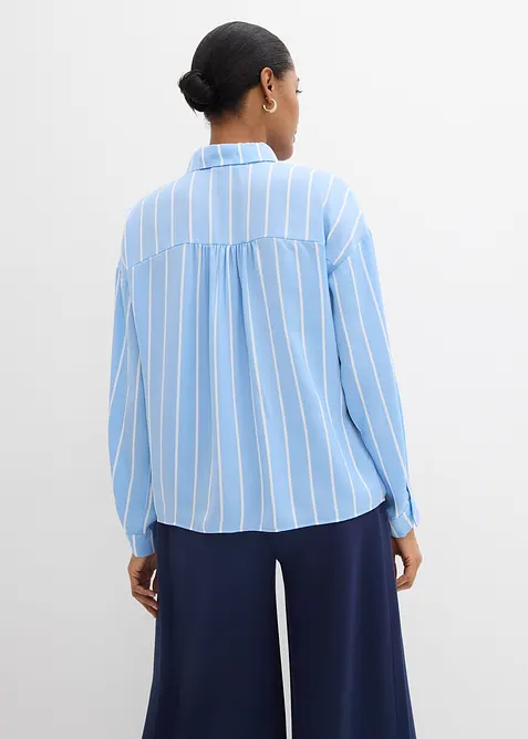 Camicia in satin fluente, bonprix