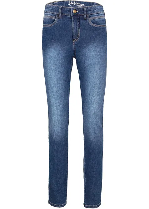Jeans skinny elasticizzati, vita media, bonprix