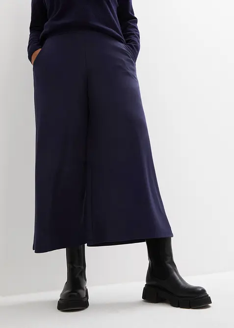 Pantaloni culotte in misto viscosa, bonprix