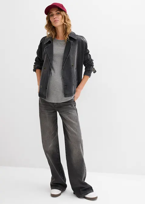 Maglia pr&eacute;maman / da allattamento con cotone biologico (pacco da 2), bonprix