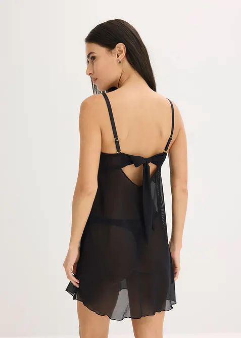 Sottoveste senza ferretto con pizzo a cuoricini, bonprix