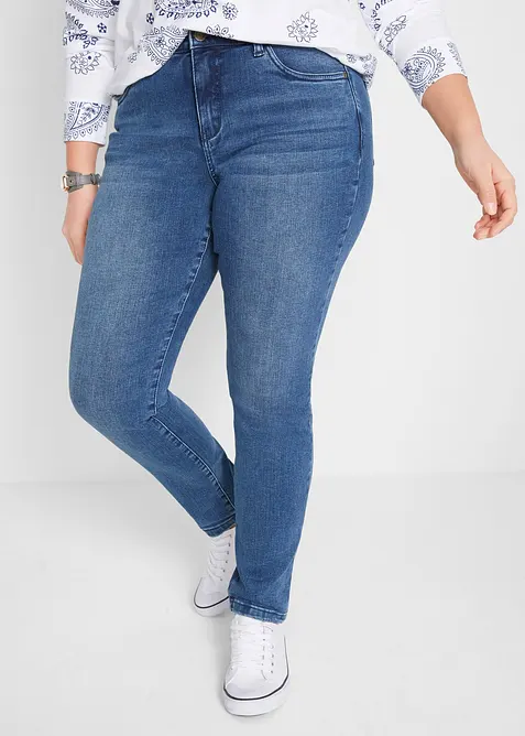 Jeans modellanti slim fit, vita alta, bonprix