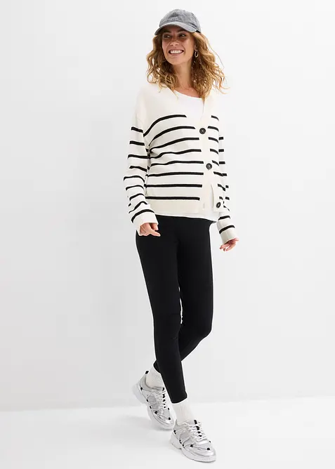 Leggings pr&eacute;maman in cotone biologico (pacco da 3), bonprix