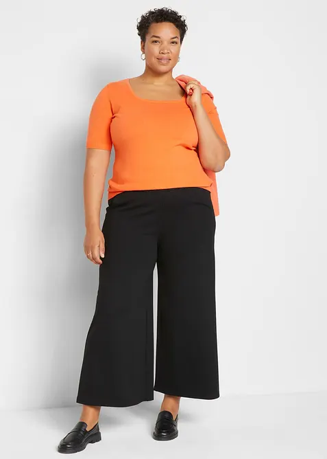 Pantaloni culotte in misto viscosa, bonprix