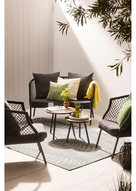 Tappeto da interno ed esterno con motivo floreale, bonprix