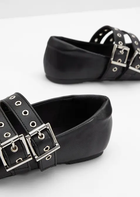 Ballerine stile Mary Jane con soletta imbottita, bonprix