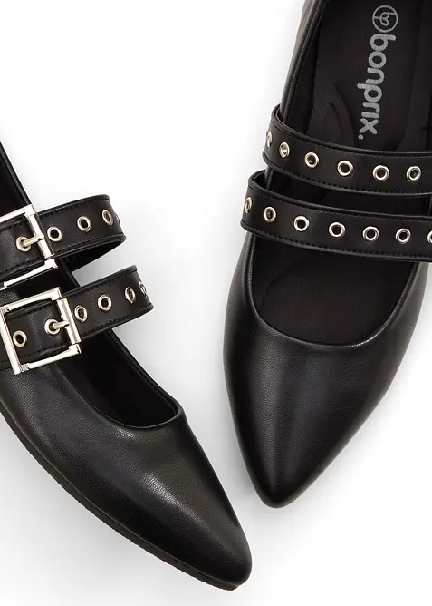 Ballerine stile Mary Jane con soletta imbottita, bonprix