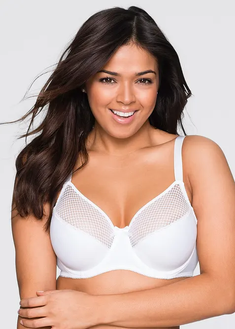 Reggiseno minimizer con mesh, bonprix