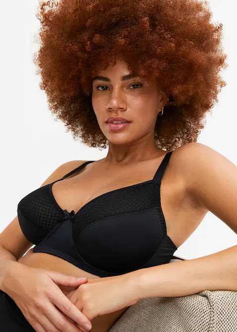 Reggiseno minimizer con mesh, bonprix